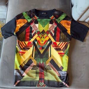 Men’s Zara - Geometric Multicolor Men's Shirt